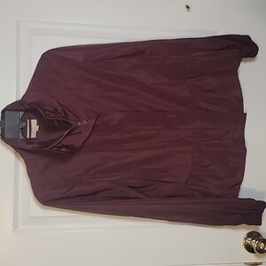LOFT XS Deep Burgundy Outerwear